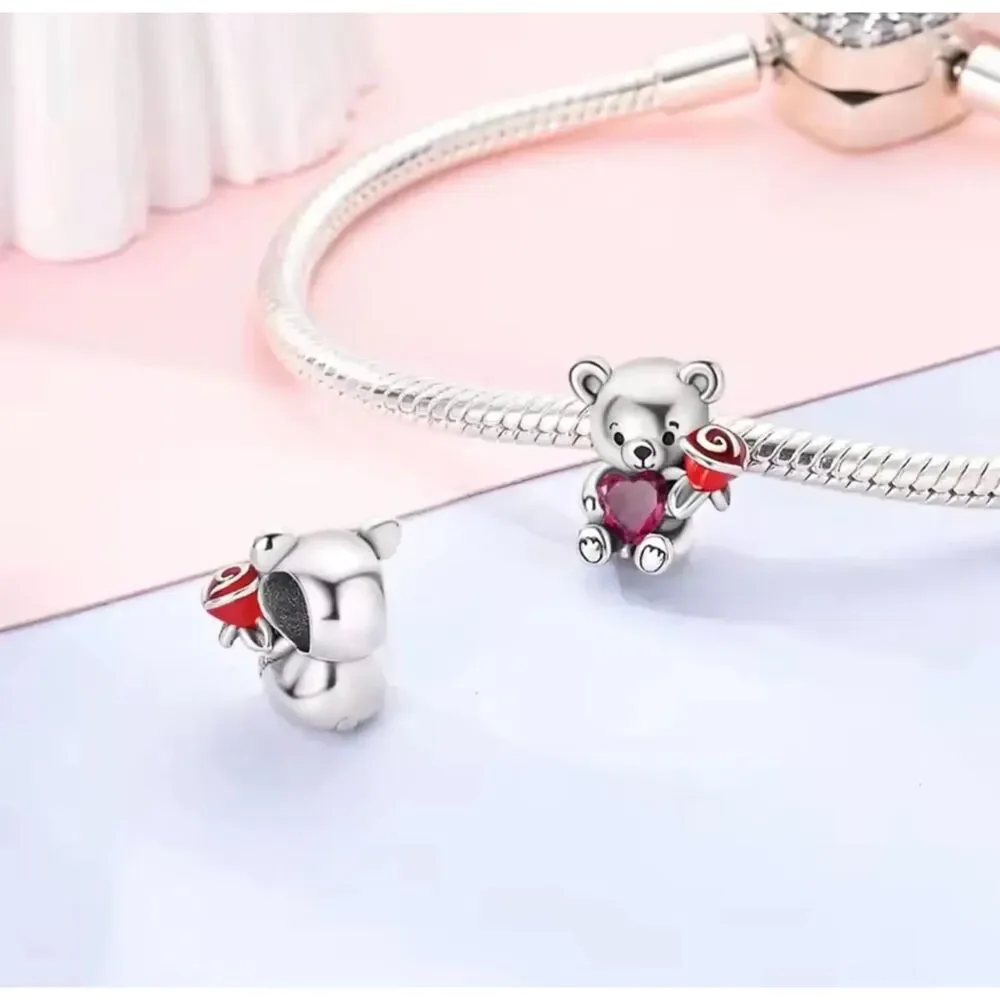 925 Sterling Silver teddy bear